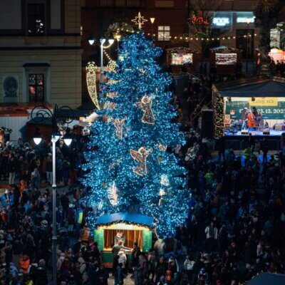 The history of Christmas trees in the Brno-střed district