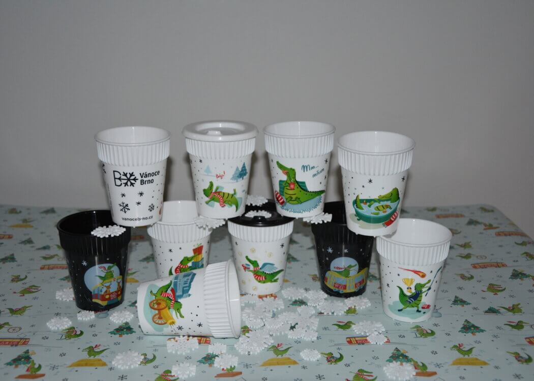 Vánoční kelímky