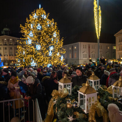 Zapalování 3. adventní svíce / duchovní prostor se zpěvem rorátů